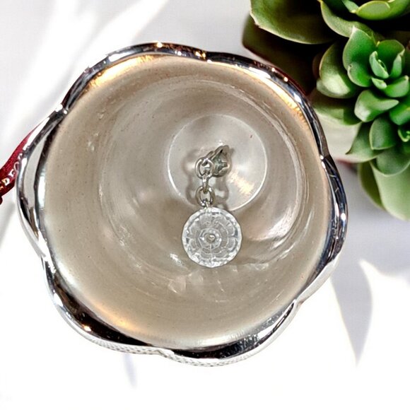 Waterford Bell Ornament Silver Lismore Plated Christmas Decoration dated 2017 - Picture 8 of 14